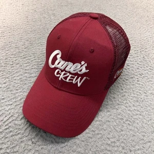 Canes Crew Hat Cap Mens Trucker Hat One Size Canes Chicken Fingers - Picture 1 of 7