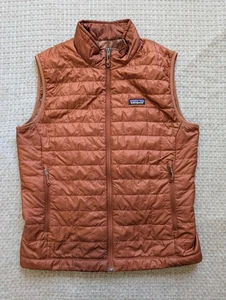 Patagonia Nano Puff Vest Mens Medium Rust Brown Insulated Puffer 84242 FA22 - Bild 1 von 10