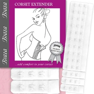 Reggiseno Braza Estensore Corsetto Posteriore 10 - 13 Gancio Extender 1 Pezzo per Confezione Stile 5051 - Foto 1 di 6