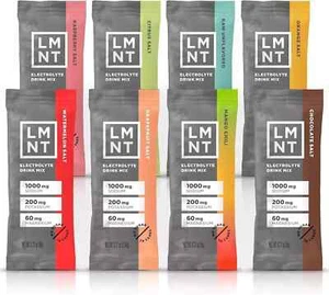 LMNT Electrolyte Drink Mix | SAMPLE PACK | 8 Variety Packets FREE SHIPPING - Picture 1 of 4
