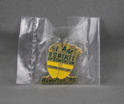 Edmonton Eskimos Pin (VTG) - Spirit of Edmonton Grey Cup 1996 - Stamped Pin - Image 1 of 3