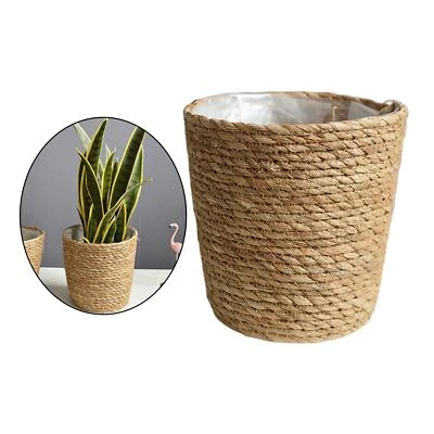 Plant Basket Liners Woven Rattan Plant Pot Containers Coco Fiber Liner Plant - Image 1 of 4