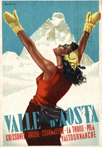 VALLE d'AOSTA - MUSATI - Pubblicitaria Ufficio del Turismo - VG - #039 - Foto 1 di 2