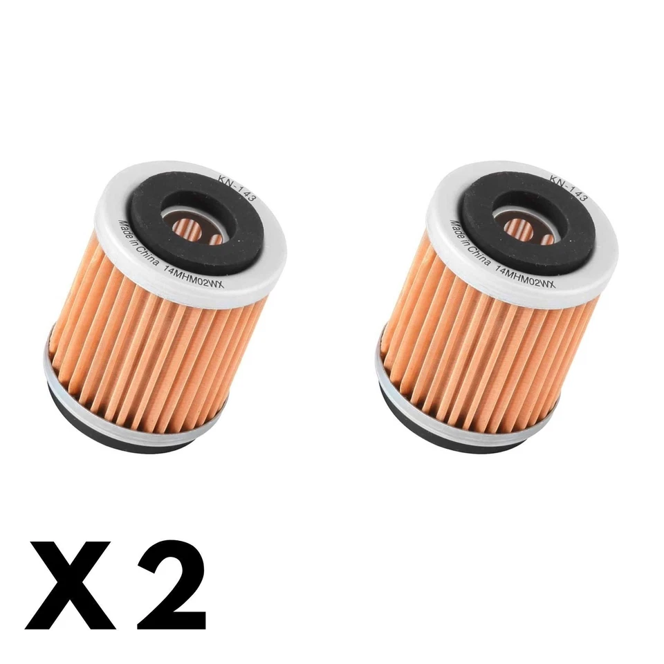 2 Pack K&N Oil Filter for Yamaha XT125 1982-1983 - Image 1 of 1