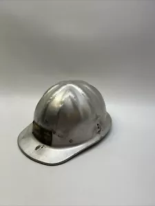 Aluminum Hard Hat McDonald T Standard Mine Safety Appliances Vtg - Picture 1 of 20