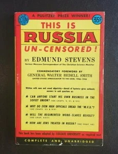 This is Russia Uncensored Edmund Stevens Eton Books 108 Pulitzer Prize 1950 NICE - Picture 1 of 4