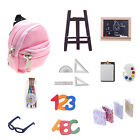 Dollhouse Miniature Rich Elements Decorate Backpack Calculator Clamp Model Doll