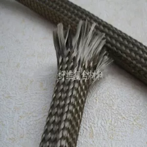3K 72 husillo HCF-15 19-22 mm tela de cilindro de fibra de carbono real cabestrillo correa - Imagen 1 de 6