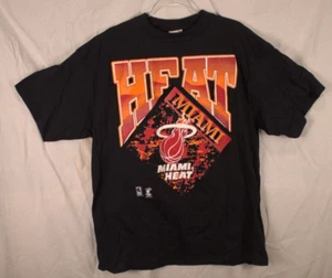 Miami Heat ZBZ T-Shirt Vintage tee w tags NBA Size X-Large Black - Picture 1 of 9