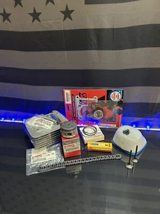 08-24 Yamaha TTR 125 Top End Engine Rebuild Kit - Cylinder Piston Valves - Picture 1 of 1