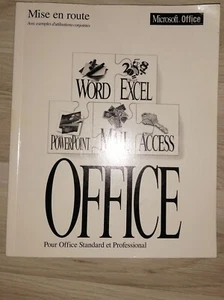 Ancien Manuel de Mise en route de Microsoft Office-versions 4.2 et 4.3-(1992) - Photo 1/1