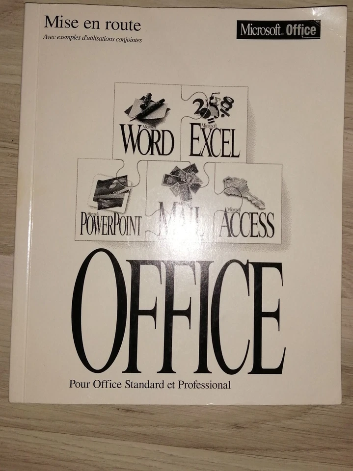 Ancien Manuel de Mise en route de Microsoft Office-versions 4.2 et 4.3--(1992) - Photo 1/1