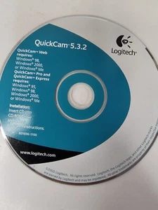 PC Software CD Logitech QuickCam Express CD Version 5.3.2 (2000) - Picture 1 of 1
