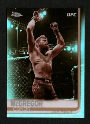 2019 Topps UFC Chrome Conor McGregor #93 Bronze Refractor Lightweight (SP) - Image 1 of 2