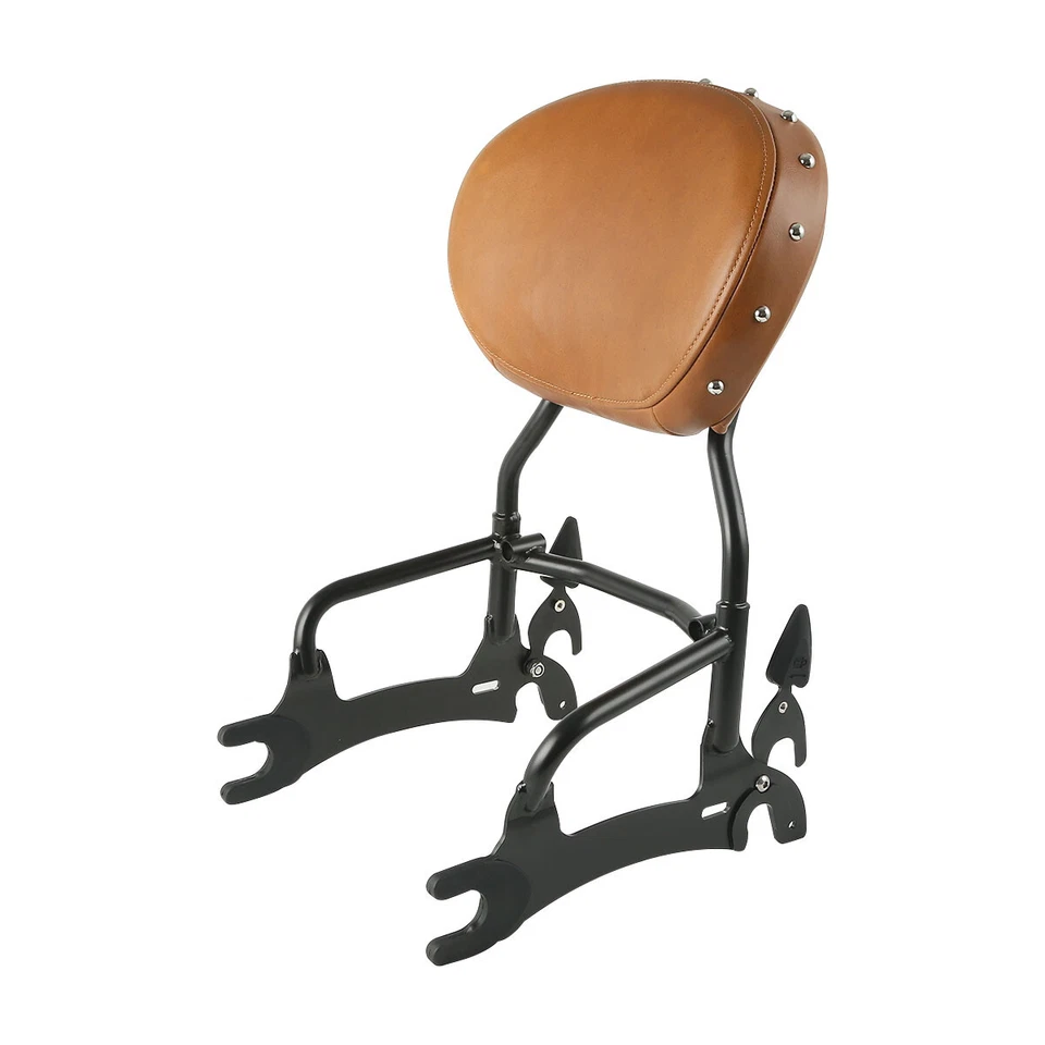 12" Backrest Sissy Bar Fit For Indian Chief Vintage 2014-2018 Dark Horse 2016-18 - Image 1 of 4