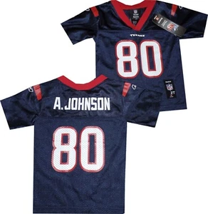 New Houston Texans Andre Johnson Reebok Toddler Navy Jersey New Tags 2T - Picture 1 of 5