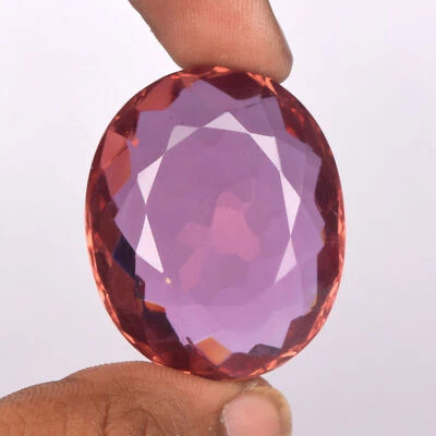 48.50 Ct. Large Alexandrite Color-Changing Oval Cut Loose Gemstone @Women Gifts - Image 1 of 4