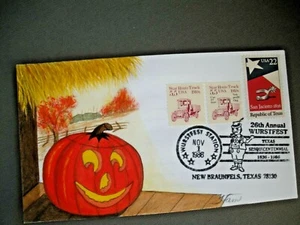 Ham República de Texas Primer Día Cubierta 1986 Su Sesquicentenario - Imagen 1 de 1