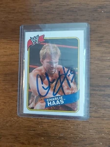 2007 Topps Heritage III WWE Charlie Haas Hand Signed Card #24 - Picture 1 of 2