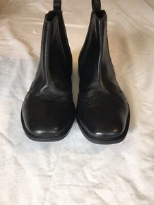 Taylor & Wright Men’s Lack Leather Chelsea Boots Size 10 UK, EU 44 ( BX 42). - Picture 1 of 8
