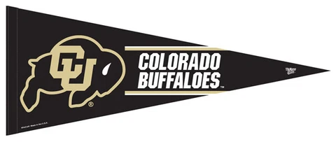 University of COLORADO BUFFALOES NCAA Premium Felt Collector's PENNANT Cover