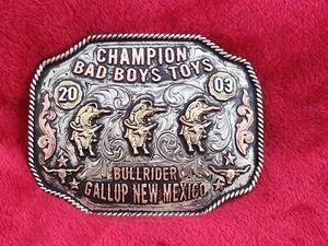RODEO BULL RIDING CHAMPIONSHIP TROPHÄENSCHNALLE☆GALLUP NEW MEXICO☆SELTEN☆2009☆637 - Bild 1 von 11
