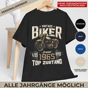 60. Geburtstag Geschenk Mann Frau Motorrad Motorradfahrer Biker Jahrgang 1965 - Bild 1 von 18