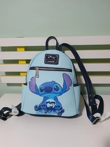 LOUNGEFLY BACKPACK LILO AND STITCH DISNEY ISLAND STITCH NEW WITH TAGS - Picture 1 of 7