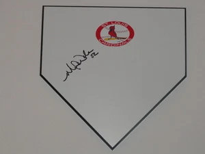 MICHAEL WACHA SIGNED HOME PLATE ST. LOUIS CARDINALS AUTOGRAPHED PROOF - Picture 1 of 2