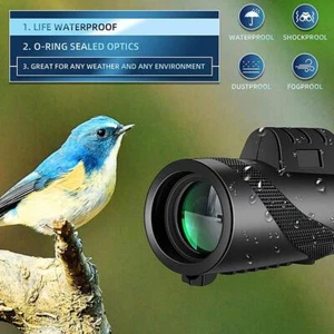Monocular Telescope 80x100 Zoom HD BAK-4 Portable Powerful Binoculars Q5G8 V3Y - Picture 1 of 15