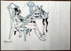 Eric MORENO - Dessin original LE REGULATEUR : AMBROSIA - Picture 1 of 1