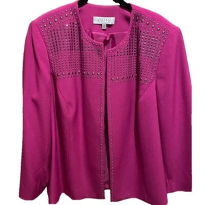217. WOMENS KASPER 16W DETAIL BLAZER JACKET - Picture 1 of 6