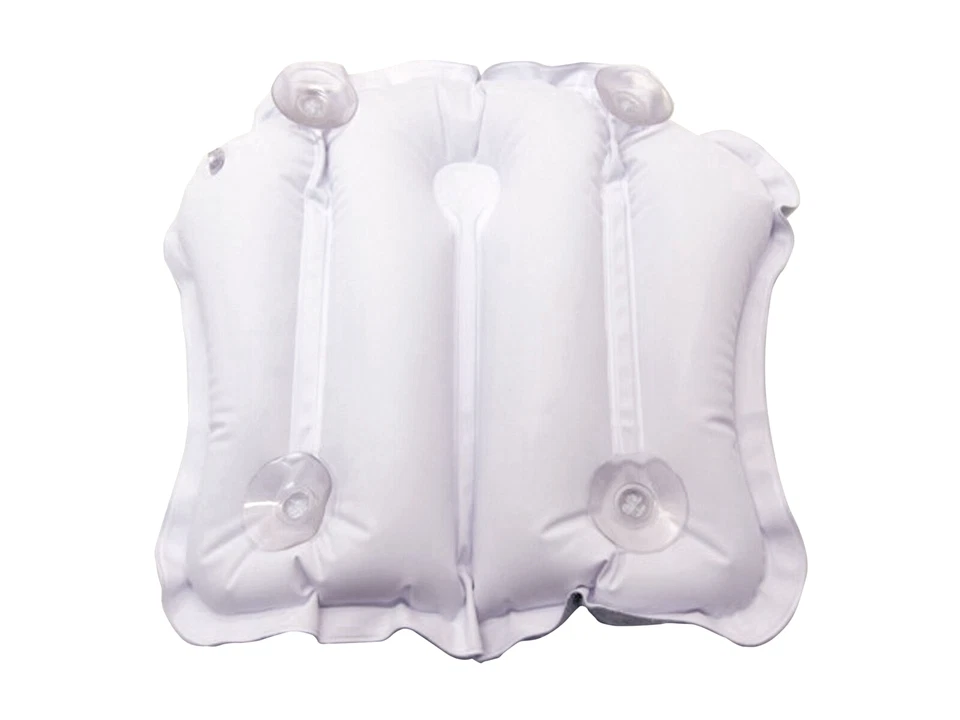 Comfort Axis White Vinyl Shell Shaped Spa Bath Pillow Atlantis Bath Pillows - Image 1 of 1