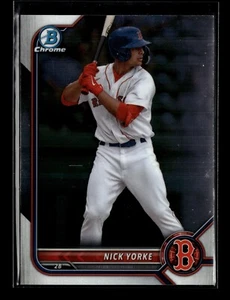 NICK YORKE ⚾ 2022 Bowman Chrome Draft #BDC-94 Boston Red Sox - Picture 1 of 2