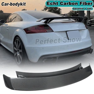 Heckspoiler Spoiler Carbon für Audi MK2 TT 8J TTS 08-14 Heckflügel Dachspoiler - Bild 1 von 13