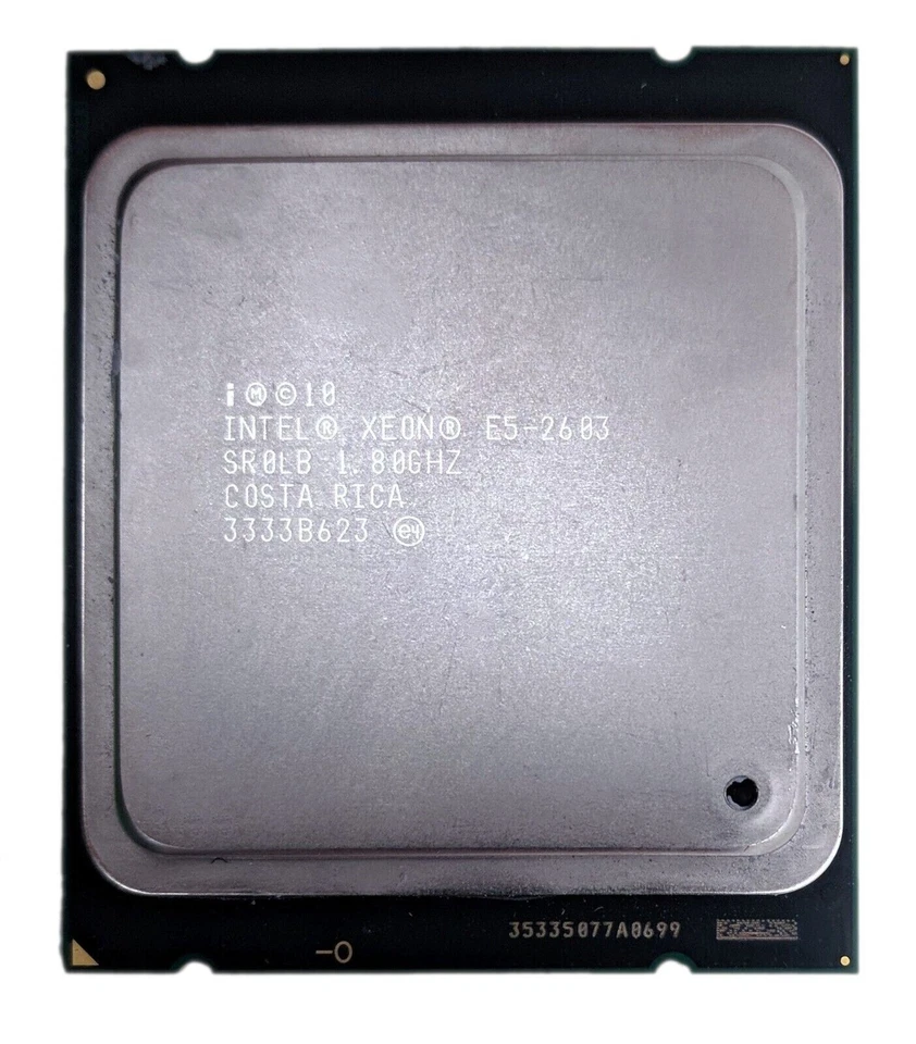 Intel Xeon E5-2603 1.80GHz 10MB L3 Cache Socket LGA2011 CPU Processor SR0LB - Image 1 of 1