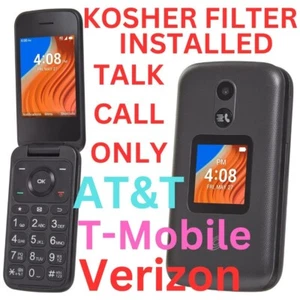 UNLOCKED TCL FLIP 2 GSM CDMA LTE KOSHER FILTER, TALK/CALL ONLY, ATT TMob Verizon - Picture 1 of 11