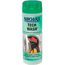 Nikwax Tech Wash Cleaner For Waterproof Motorcycle/Bike Clothing 300ml