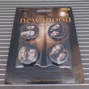 Prendedor Luna Nueva Saga Crepúsculo Altamente Coleccionable - Juego de Cuatro (Cullens) - Imagen 1 de 3