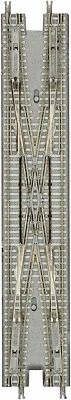 Lokhan Z Gauge R082 Electric Double Track Double Crossing Point Gray - Image 1 of 2