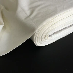 Elfenbein Gardinenfutter Stoff Poly Baumwolle ungebleicht für Gardinen Quilt Rückseite - Bild 1 von 6