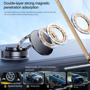 Support t��l��phone voiture fonctionnement sans effort avec bouton m��canique et - Photo 1 sur 27