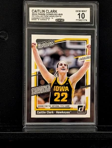WNBA 2024 CATLIN CLARK COLLECTION  HIGHLIGHTS #H9 CCG 10 - Picture 1 of 1