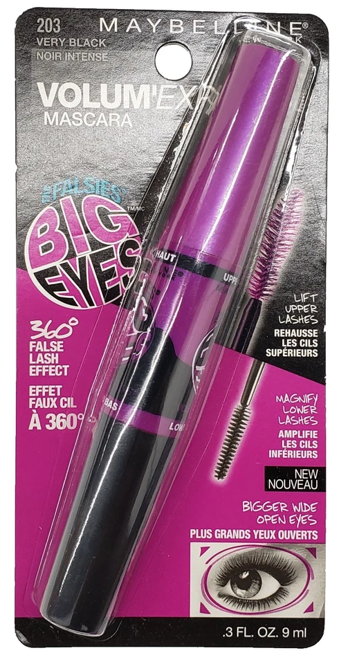 NEW Maybelline VolumExpress Mascara The Falsies 203 Very Black - Image 1 of 1