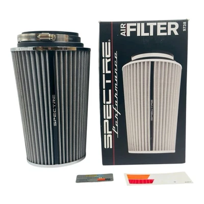 Spectre 9738 Clamp-On Air Filter High-Flow Performance, Washable & Reusable - Image 1 of 4