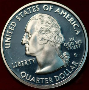 Uncirculated Proof 2005-S West Virginia Silver Statehood Quarter - Picture 1 of 2