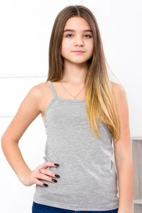 Girls' Basic Tank Top – Lightweight & Stretchy Material, Everyday Wear, Any s... - Picture 1 of 2