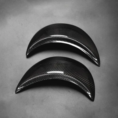 For Volkswagen Beetle 1998~2010 Carbon Fiber Front Headlight Lamp Cover Trim 2PC — 第 1/4 张图片