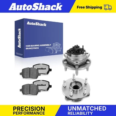 Front Ceramic Pads Hub Bearing Assemblies for 2005-2010 Chevrolet Cobalt - Image 1 of 4
