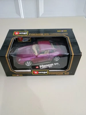 Bburago 1:18 scale die-cast model of a 1993 Porsche 911 Carrera. - Image 1 of 4
